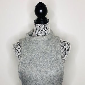 Gray Fleece Vest